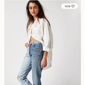 Levi’s 501 two-tone jeans 31 free people
